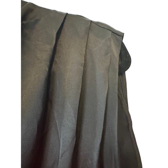 Amanda Uprichard NWT Brantley Black & Gold Mini Dress Size Large - Picture 6 of 10